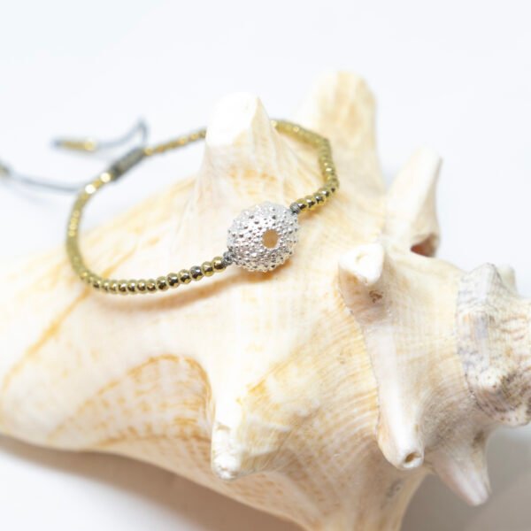 Bracelet oursin en argent 925