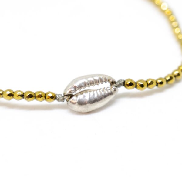 Bracelet cauri en argent 925