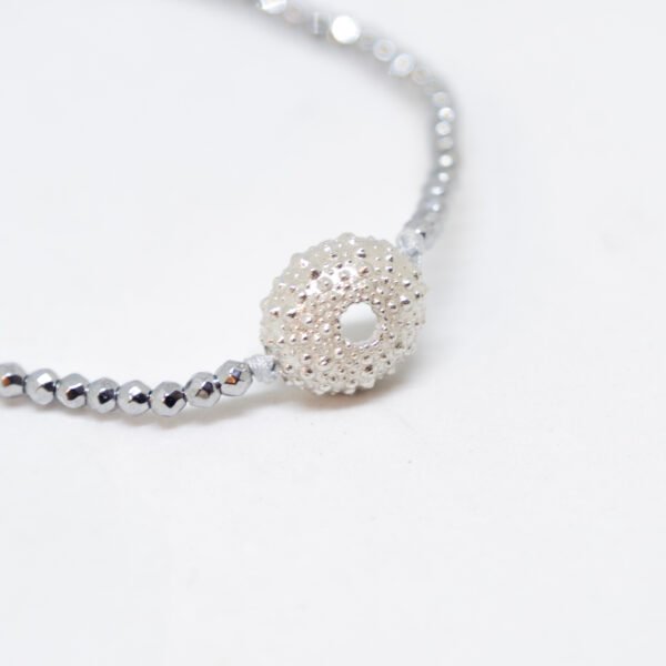 Bracelet oursin en argent 925