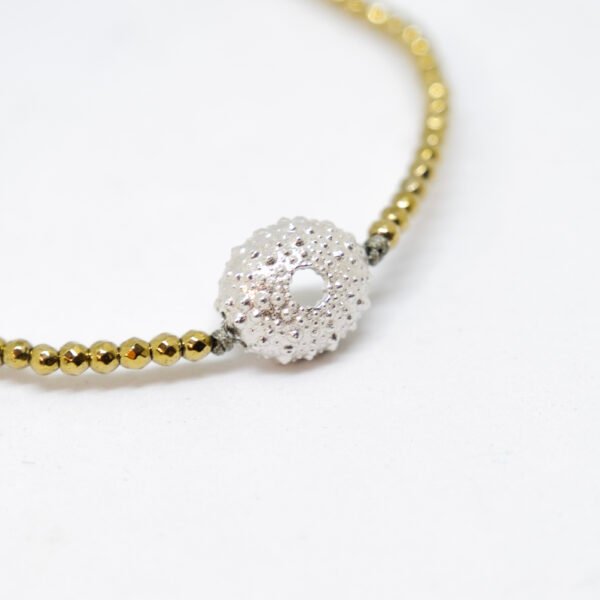 Bracelet oursin en argent 925