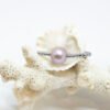 Bracelet perle d'eau douce rose ø 9-10 mm et hématites