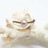 Bracelet perle d'eau douce rose ø 9-10 mm et hématites