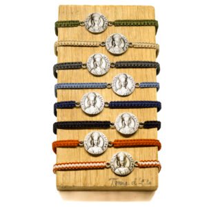 Médaille de Saint-Tropez ø 15 mm et macramé