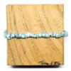 Bracelet petites chips de larimar