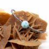 Bracelet bille de larimar et hématites