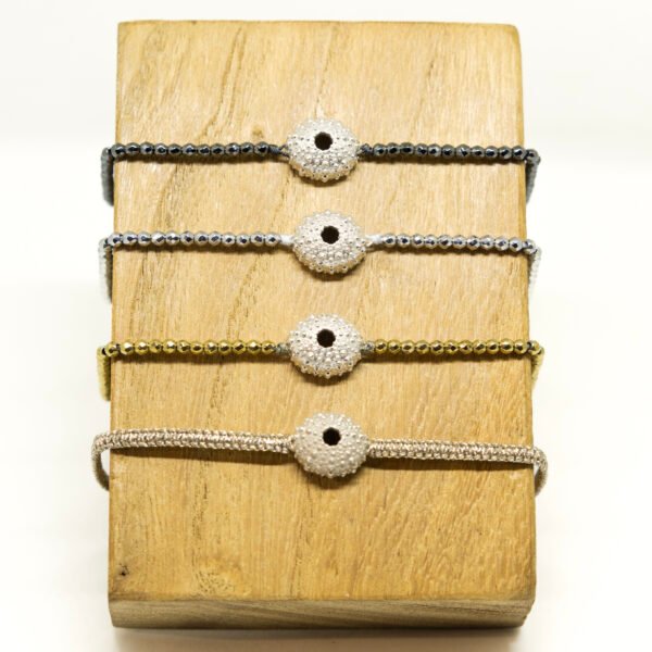 Bracelet oursin en argent 925