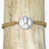 Médaille de Saint-Tropez ø 18 mm et macramé