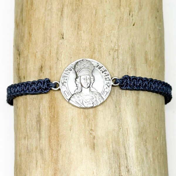 Médaille de Saint-Tropez ø 18 mm et macramé