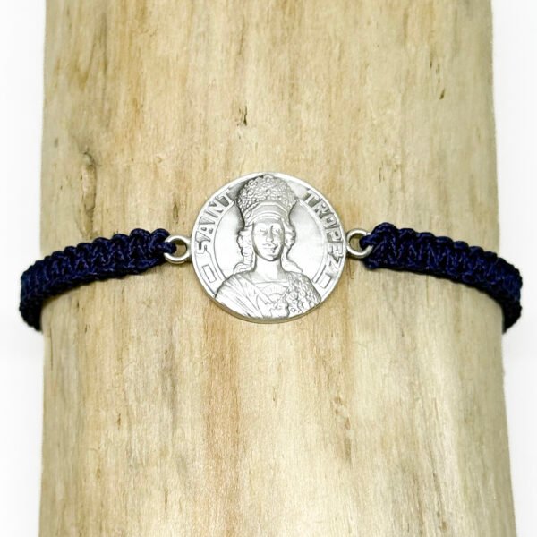 Médaille de Saint-Tropez ø 18 mm et macramé