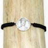 Médaille de Saint-Tropez ø 18 mm et macramé