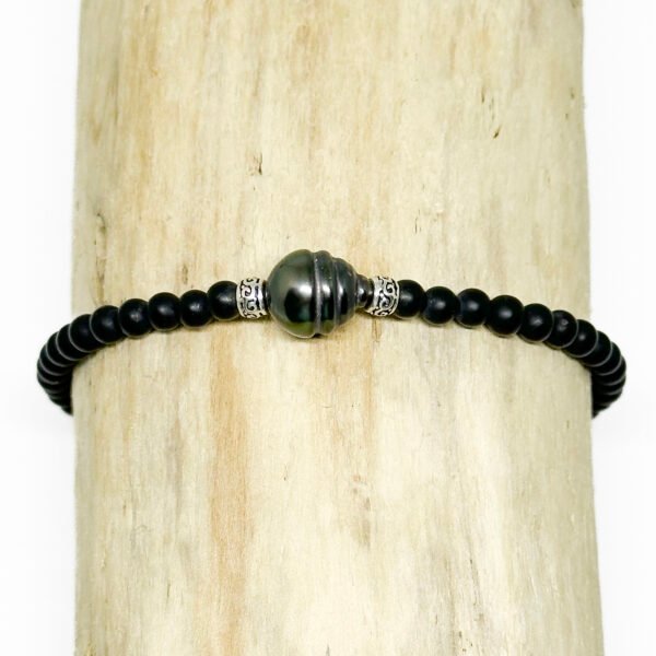 Bracelet perle de Tahiti et pierres