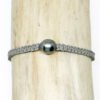 Bracelet perle de Tahiti et macramé