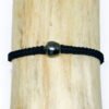 Bracelet perle de Tahiti et macramé