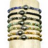 Bracelet perle de Tahiti et pierres