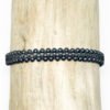 Bracelets tissés, pierres naturelles