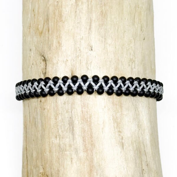 Bracelets tissés, pierres naturelles