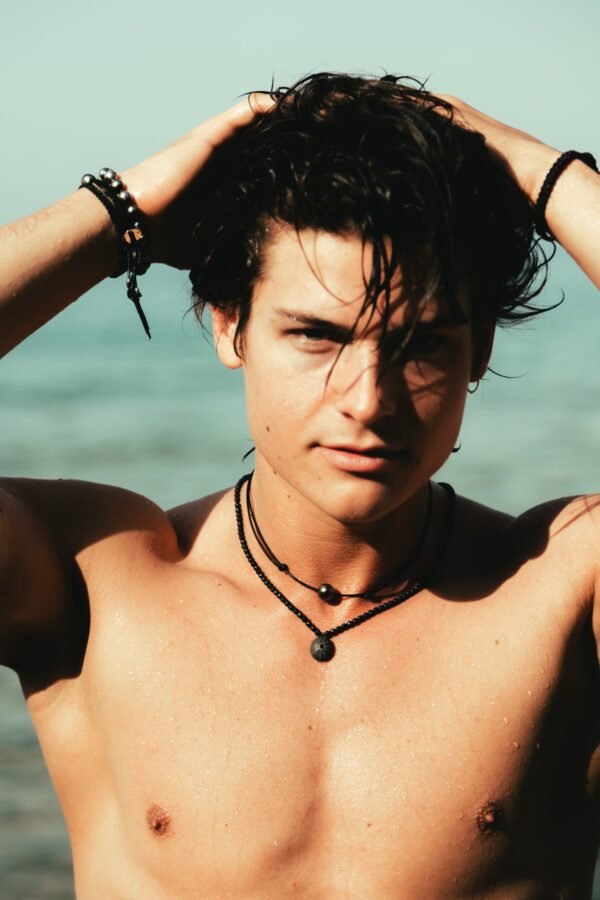 Collier perle de Tahiti ronde et mokuba