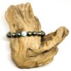 Bracelet perles de Tahiti et larimar