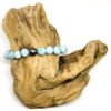 Bracelet larimar et perle de Tahiti ronde