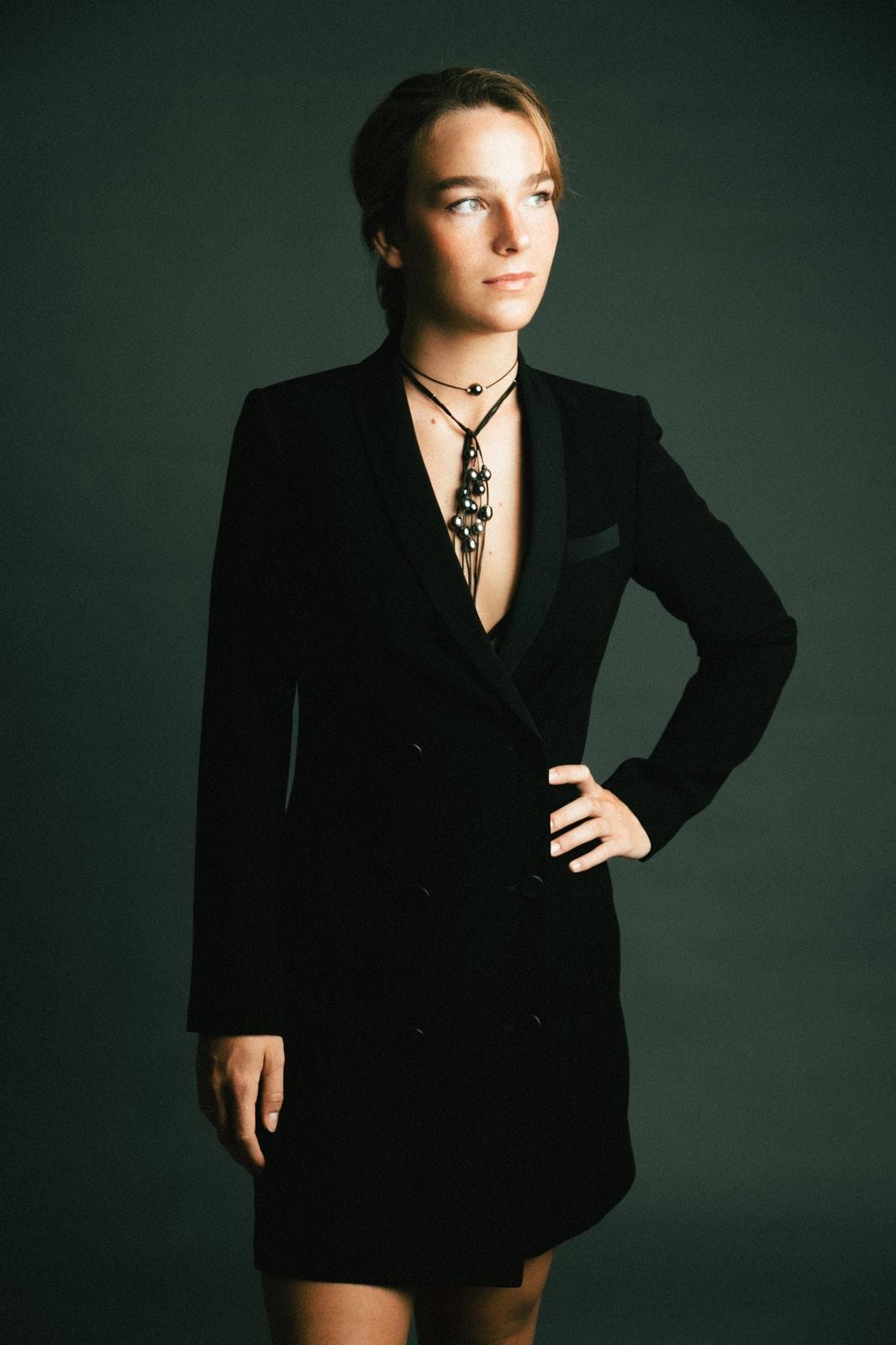 Sautoir pompom perle de Tahiti